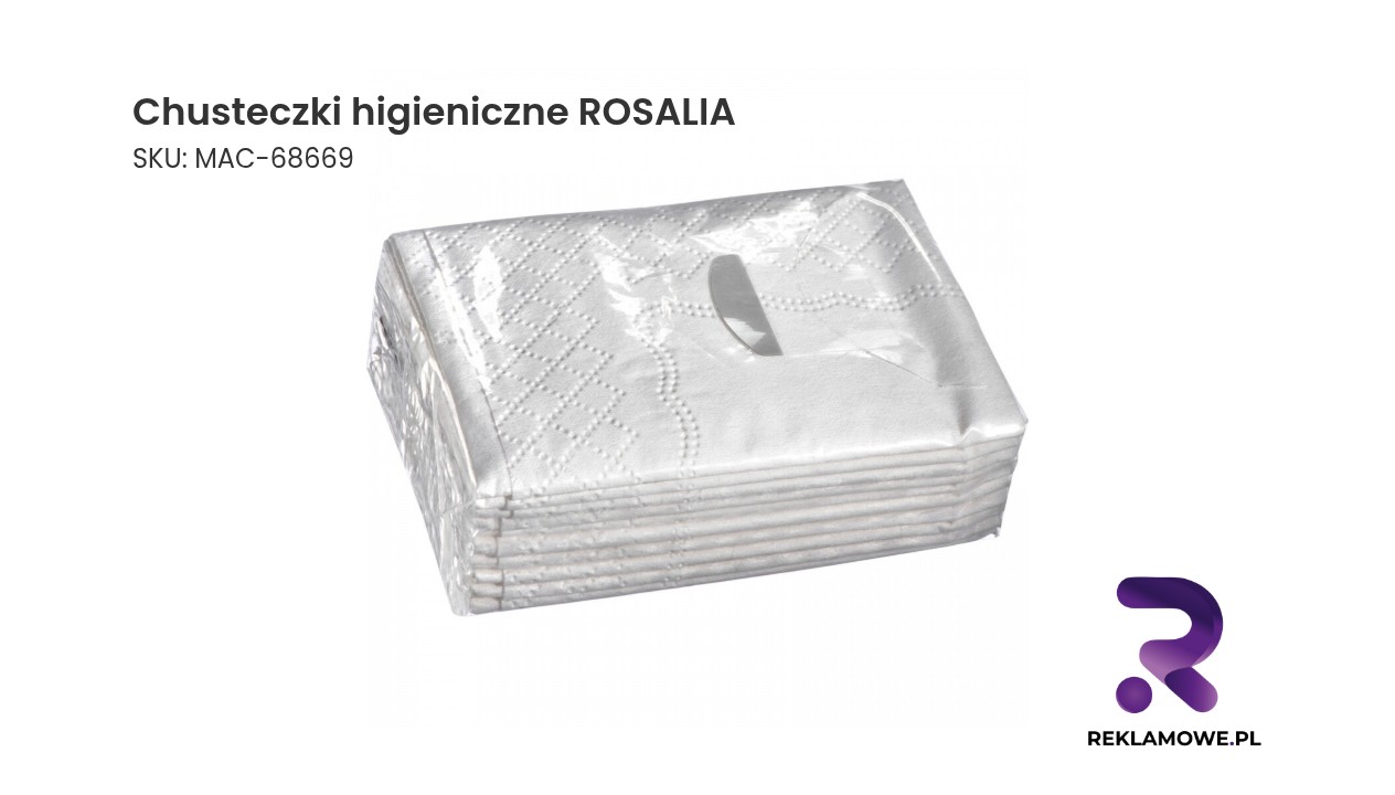 Chusteczki higieniczne ROSALIA - miękkie i delikatne chusteczki do codziennego użytku