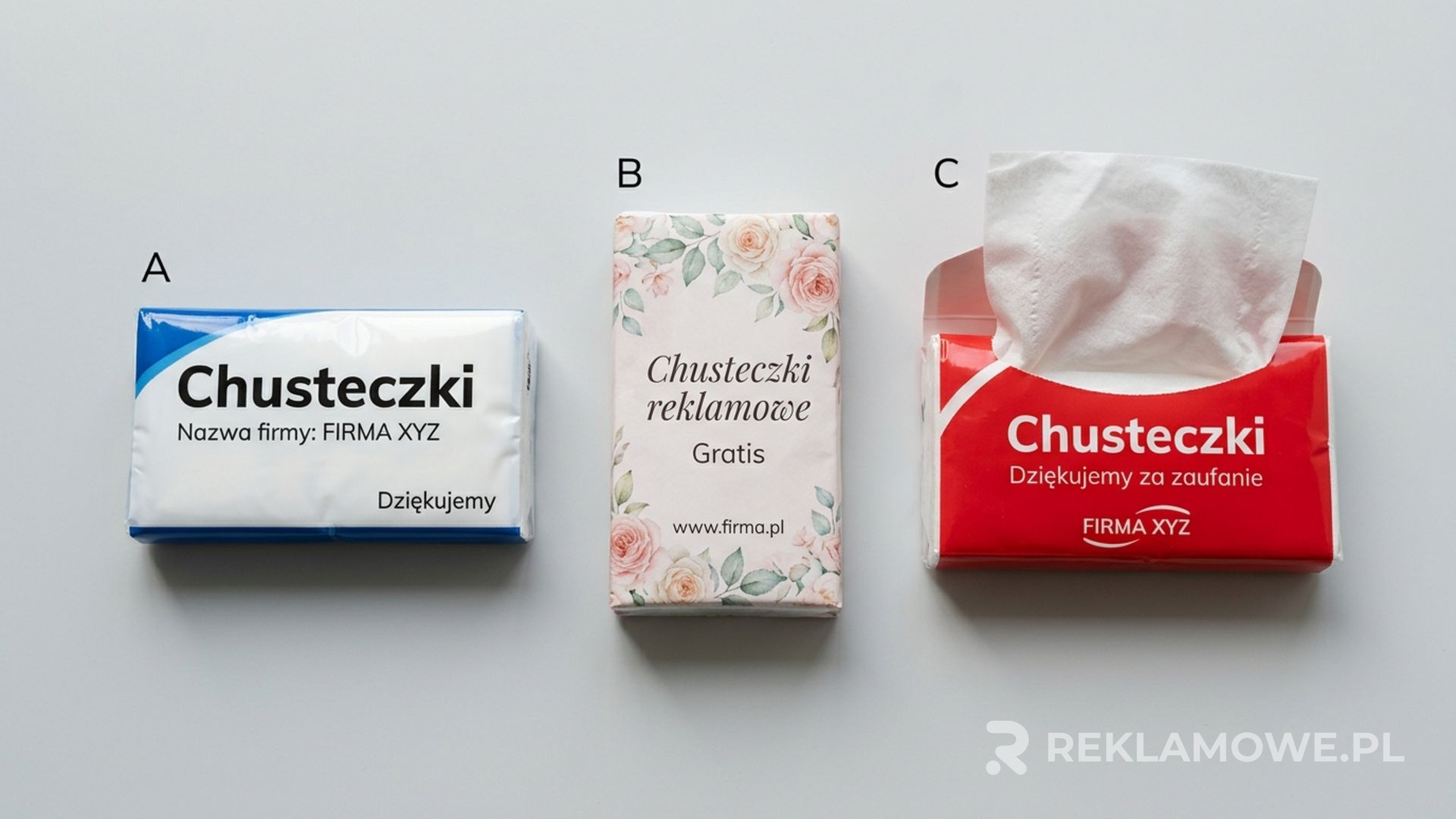 Chusteczki reklamowe pomagające obniżyć koszt kampanii marketingowej