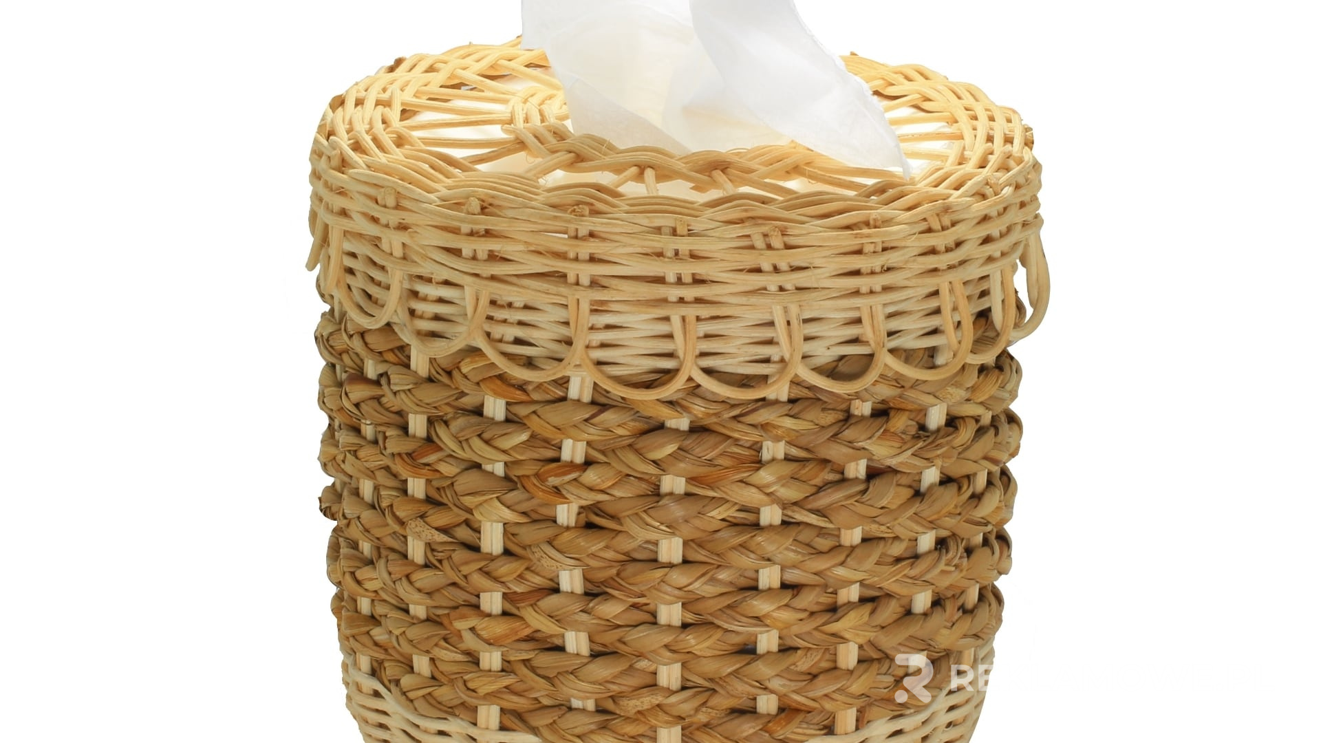 Osoba rozdająca chusteczki reklamowe na evencie